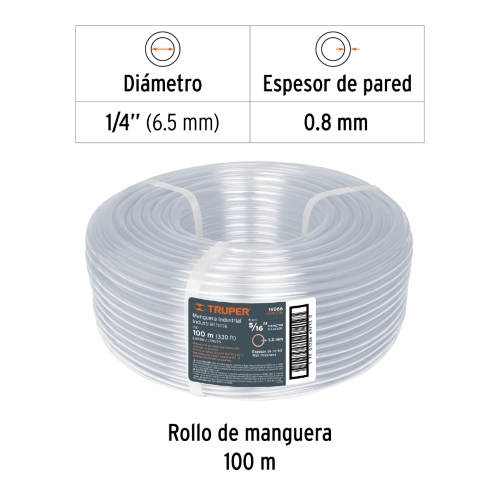 MANGUERA DE NIVEL 1/4"