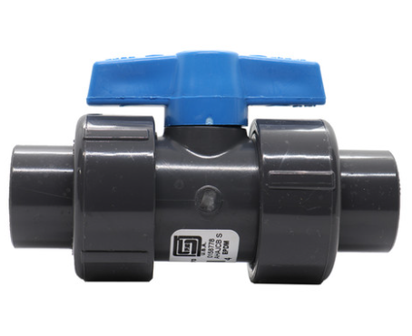 VALV. DOBLE TCA. 1" EPDM PVC 80 SPEARS