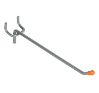 GANCHOS METALICOS 6" 15 CM RECTOS TRUPER