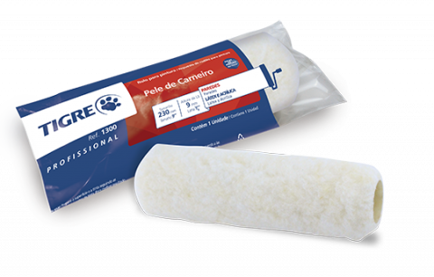 61300230 RODILLO NATURALES PIEL NATURAL, ALT. 19 MM 9"