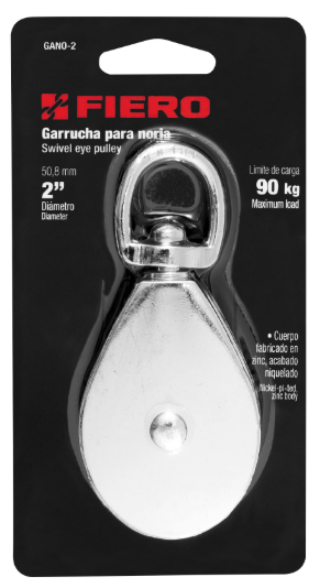 POLEA METALICA PARA NORIA 2"(GARRUCHA)