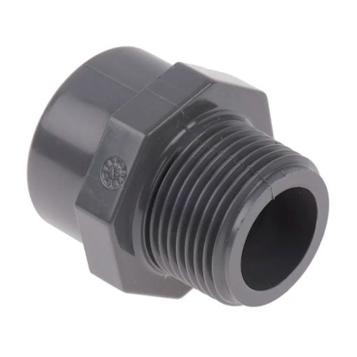 ADAP MACHO PVC 1/2&quot; C-80