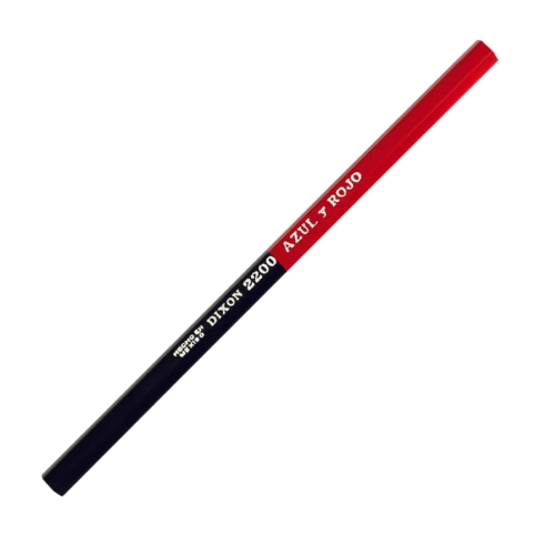 BICOLOR GRUESO AZUL Y ROJO DIXON