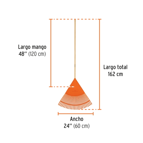 ESCOBA PLASTICA FLEXIBLE 26 DIENTES