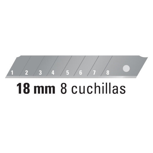 BLISTER REPUESTO 10 CUCHILLAS P/CUTTER