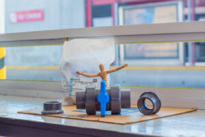 VALV. DOBLE TCA.11/4&quot; EPDM PVC CED-80