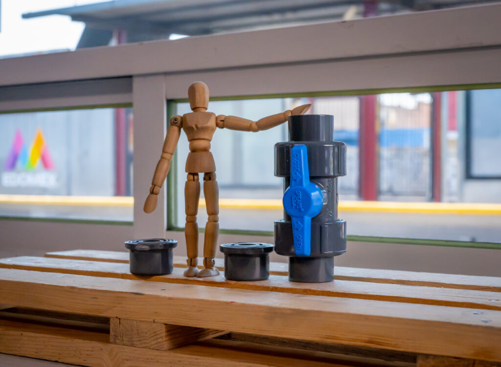 VALV. DOBLE TCA. 3/4&quot; EPDM PVC 80 SPEARS