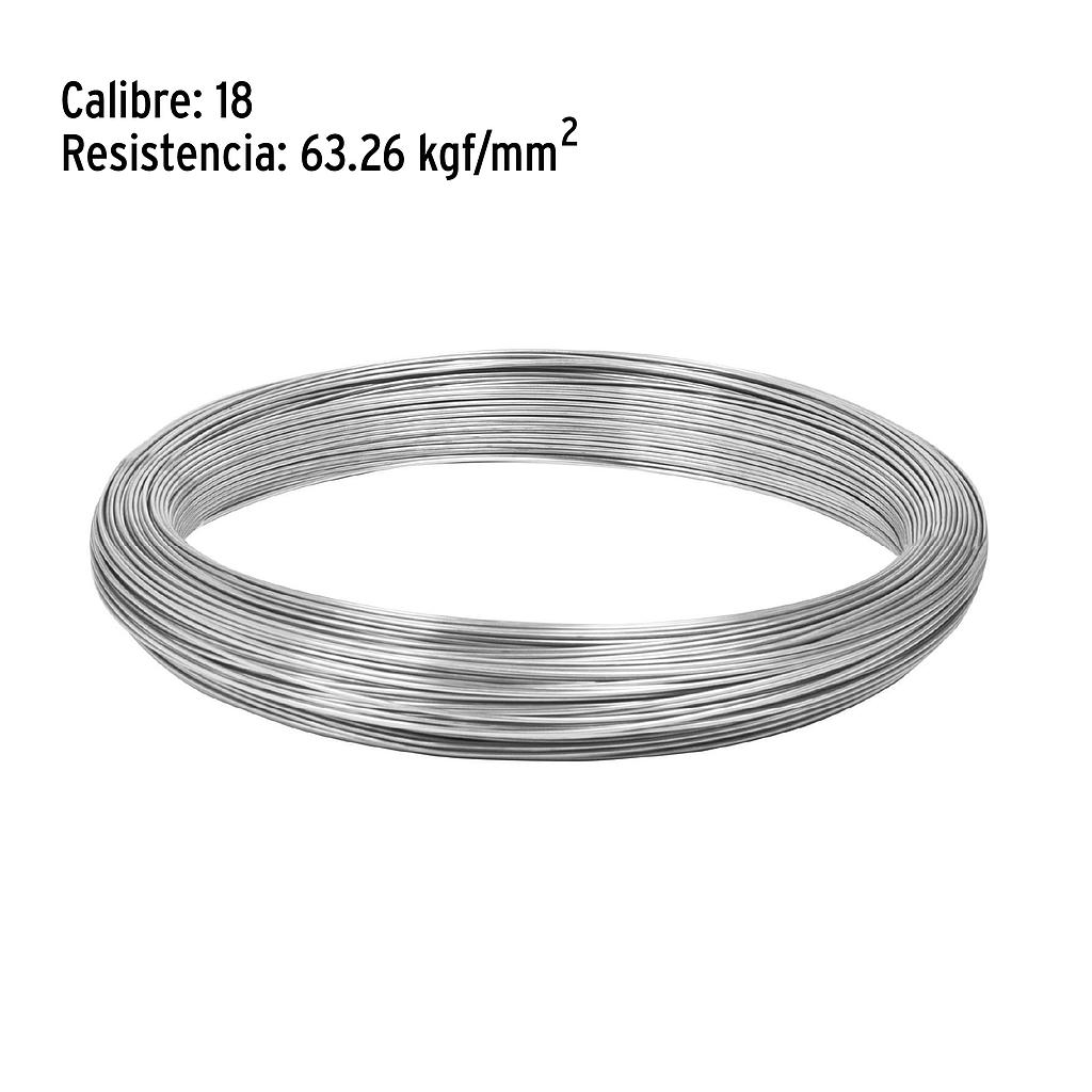 ALAMBRE GALVANIZADO CALIBRE 18