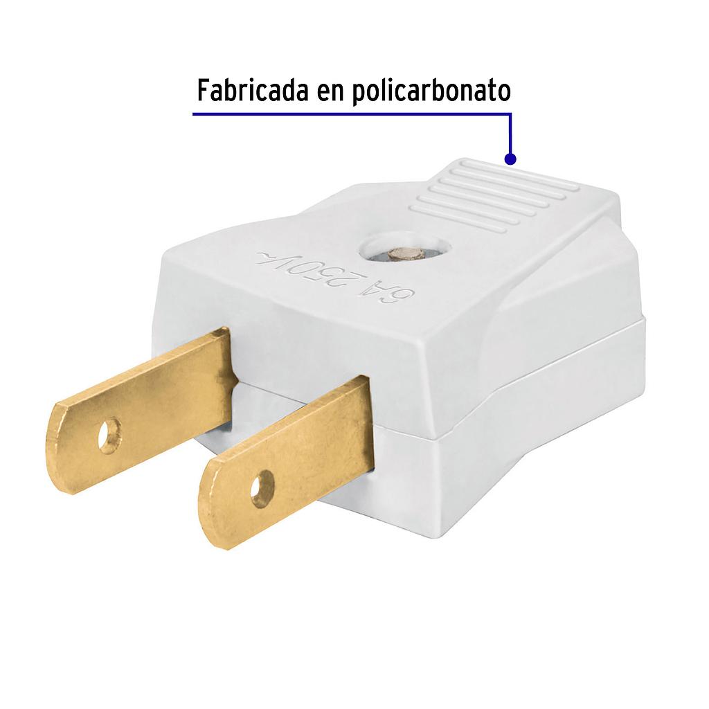 BOLSA C/2 CLAVIJAS PLANAS ABS .