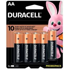 BLISTER CON 5 PILAS &quot;AA&quot; DURACELL