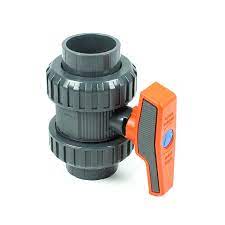 VALVULA DOBLE UNION PVC 3/4&quot; CED-80 INCO