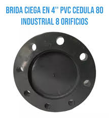 BRIDA PVC CIEGA 4&quot; C-80