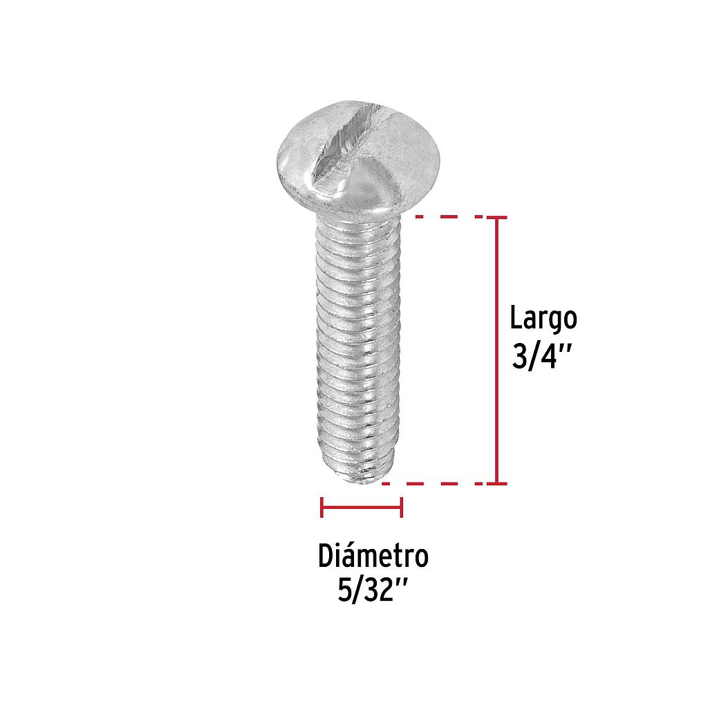 TORNILLOS 5/32' X 3/4' TIPO ESTUFA