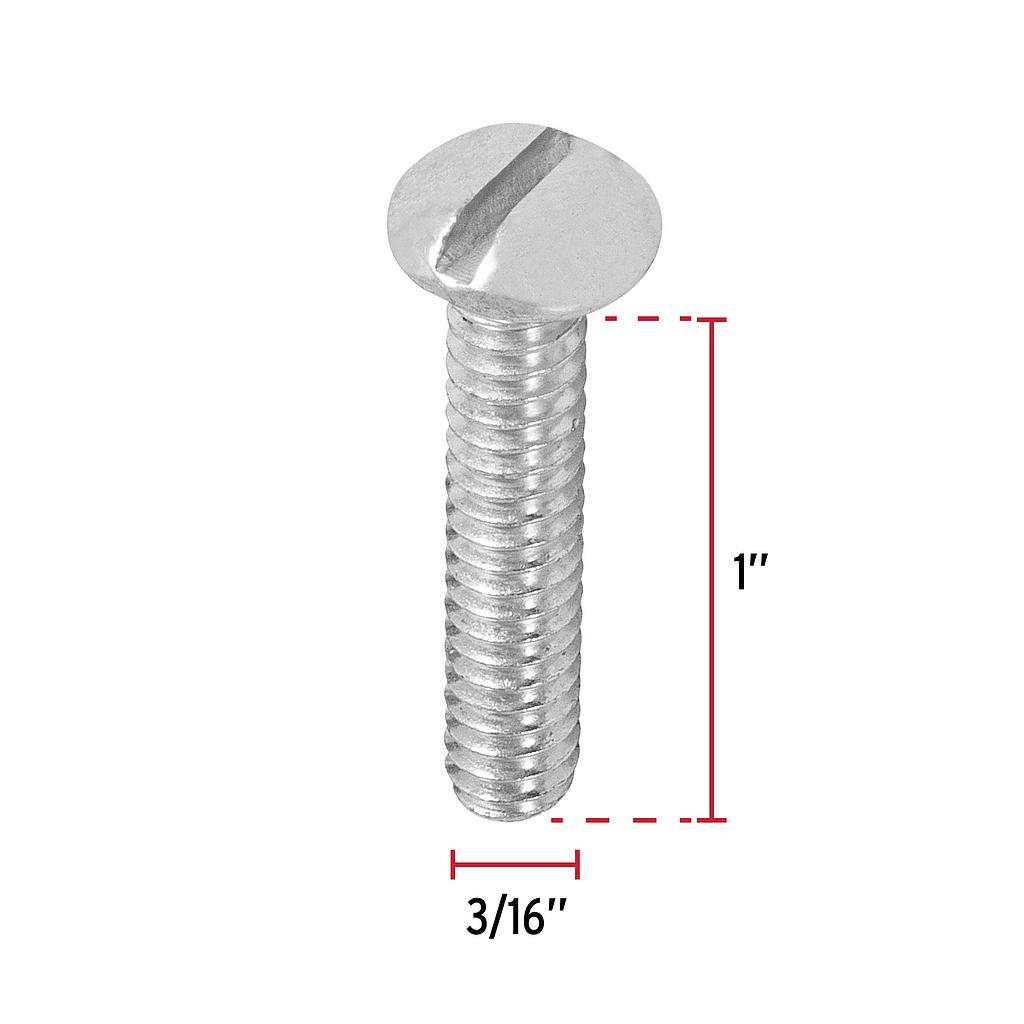 TORNILLOS 3/16' X 1' TIPO ESTUFA, FIERO