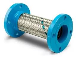 MANGUERA METALICA FLEXIBLE DE 2&quot;DE DIAM. X 20 CMS DE L.T. CON BRIDAS DE ACERO AL CARBON ASA 150 LBS EN AMBOS EXTREMOS