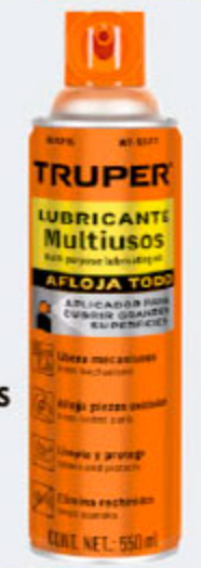 ACEITE LUBRICANTE EN AEROSOL 550ml (19oz)