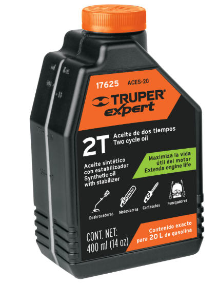 ACEITE SINTETICO PARA MOTOR 2 TIEMPOS 400 ML
