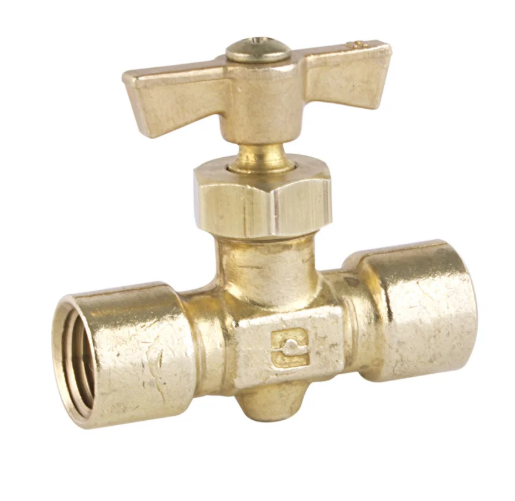 VALVULA AGUJA 1/4X1/4 HEMB-HEMB